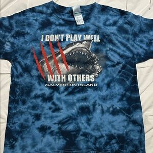 Blue Shark Graphic T-Shirt